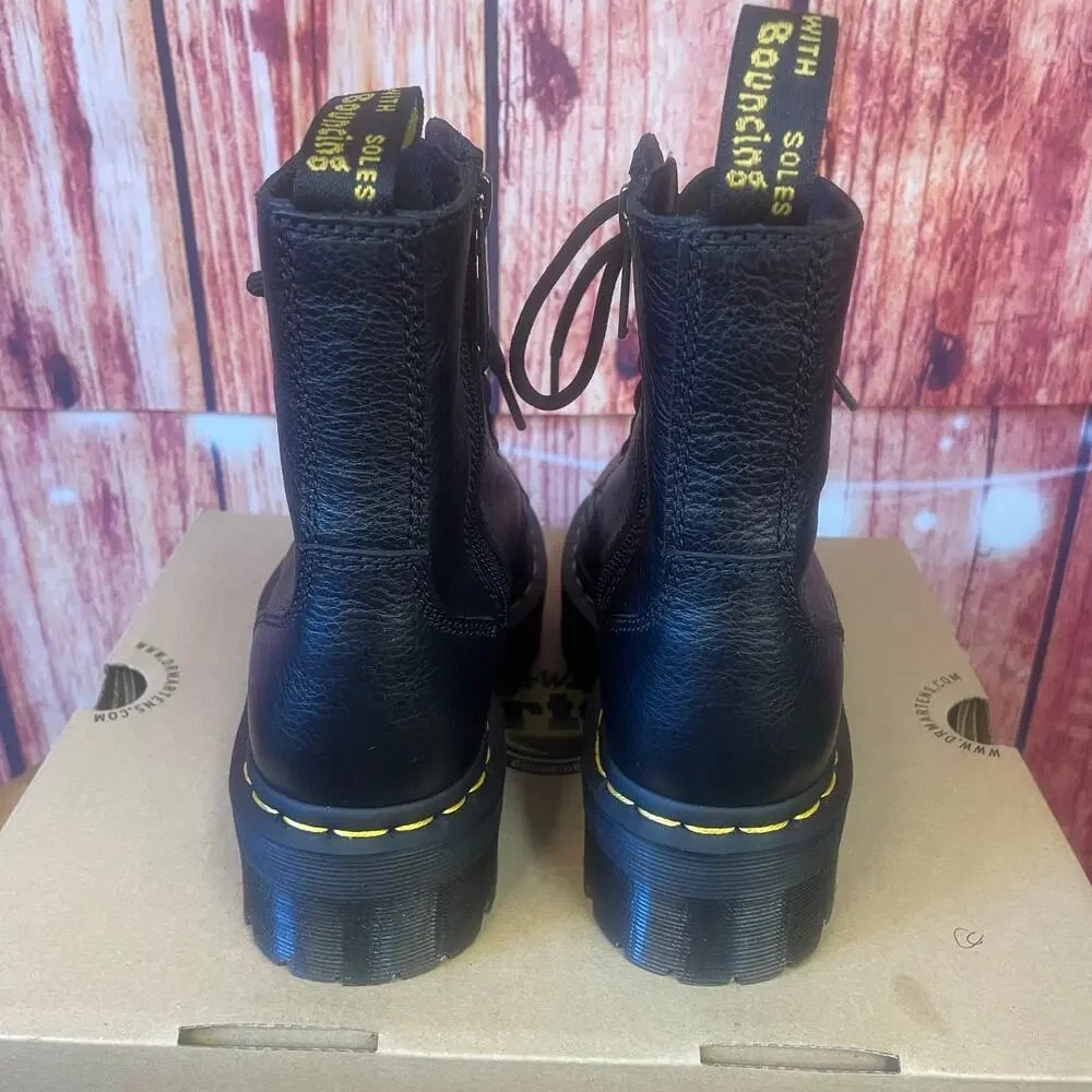 Dr. Martens Jadon III Pisa Boots Black Junior Size US 4 EU 36 UK 3 EUC